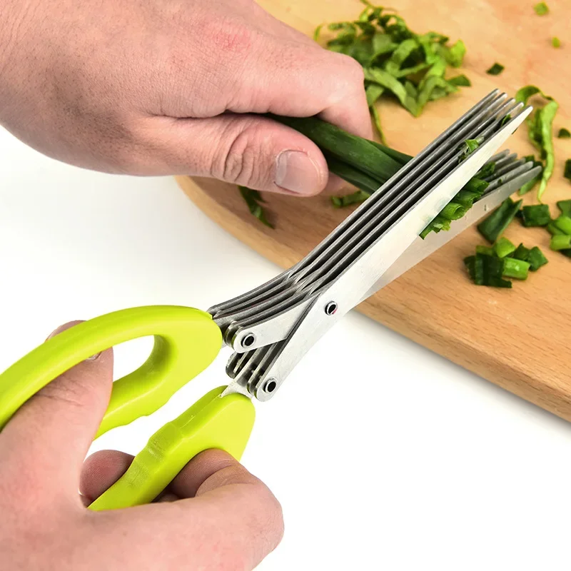 Kitchen Gadgets Pakistan - Muti-Lagen Keuken Schaar Rvs Groentensnijder Lente-ui