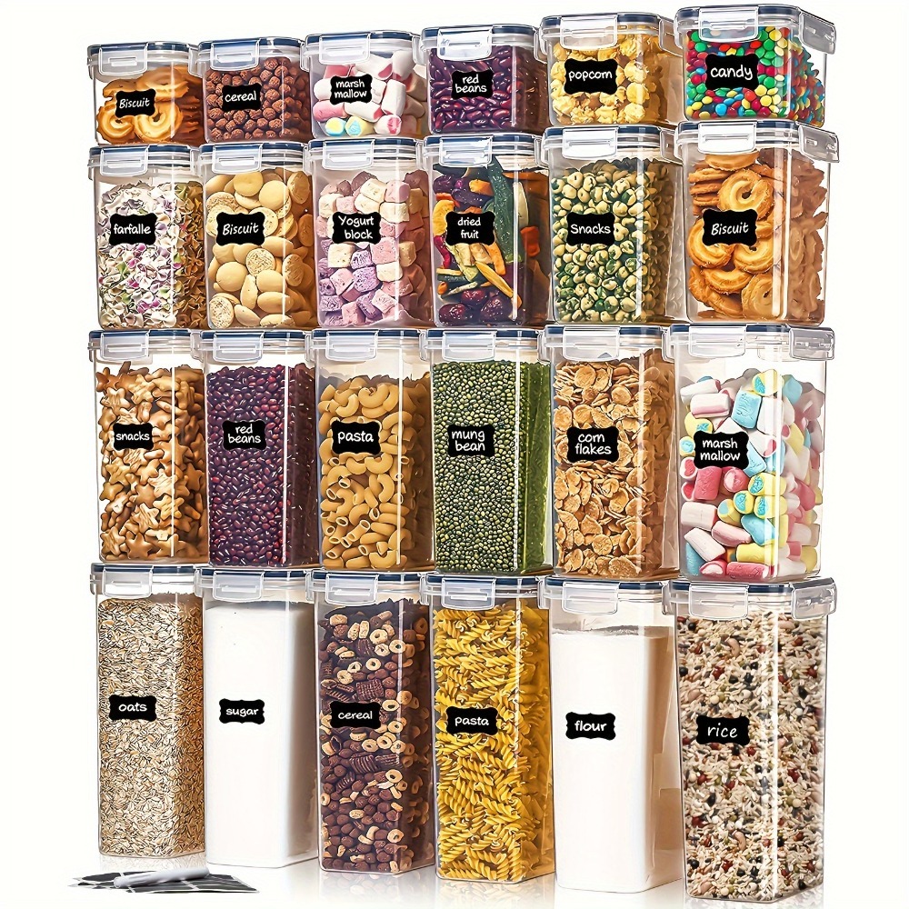 Kitchen Gadgets Pakistan - 24 Stuks Voedsel Opslag Containers 12
