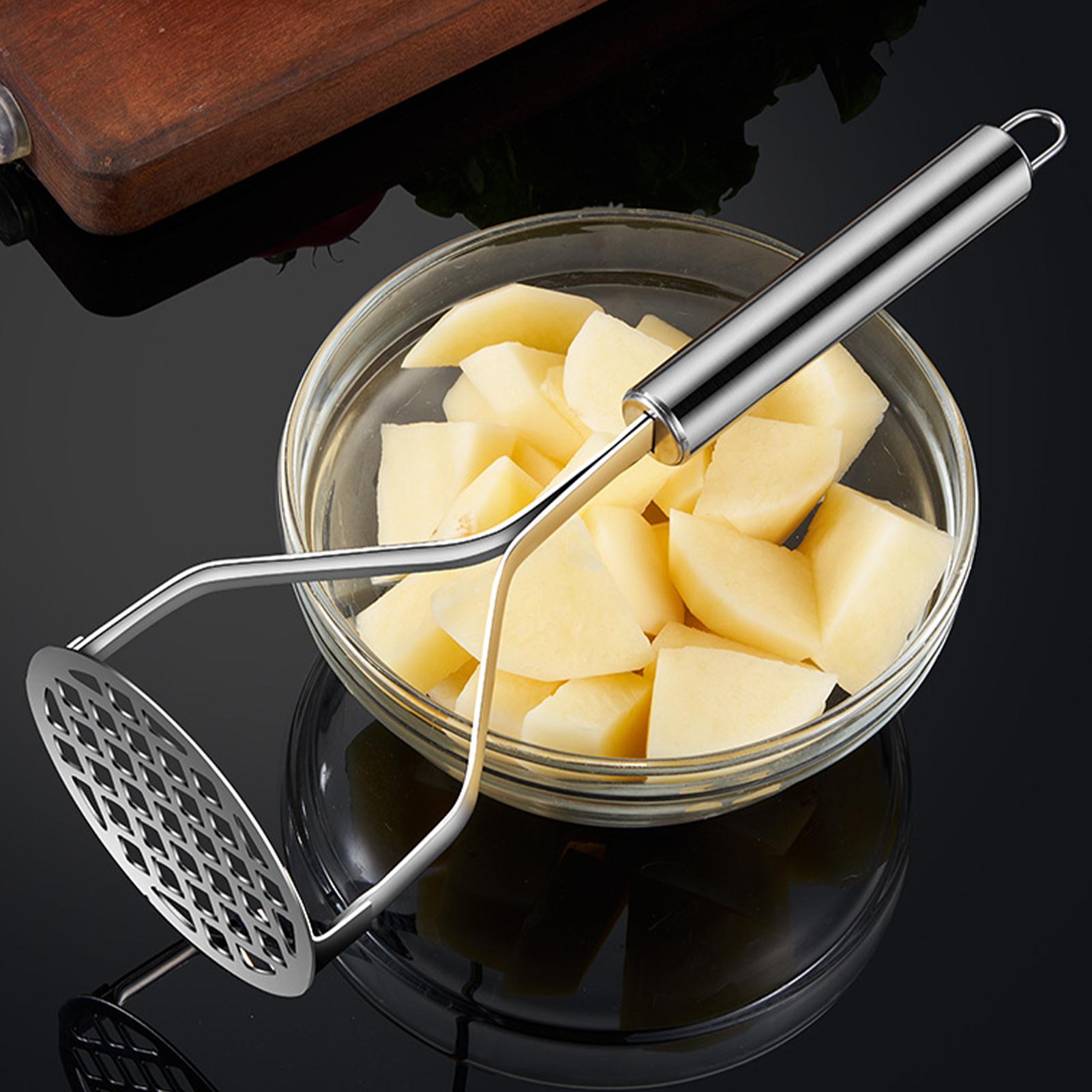 Kitchen Gadgets Kids - Handmatige roestvrijstalen aardappelstamper Fruit Groente Drukslibmachine