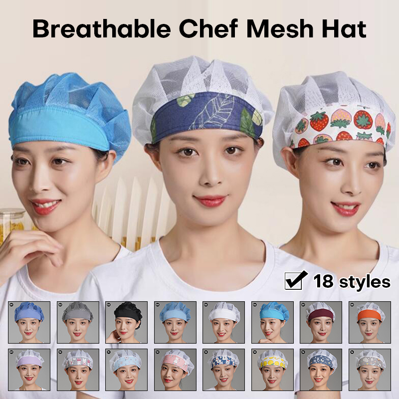 Kitchen Gadgets Sale - Mannen Vrouwen Koksmuts Stofdicht Koken Cap