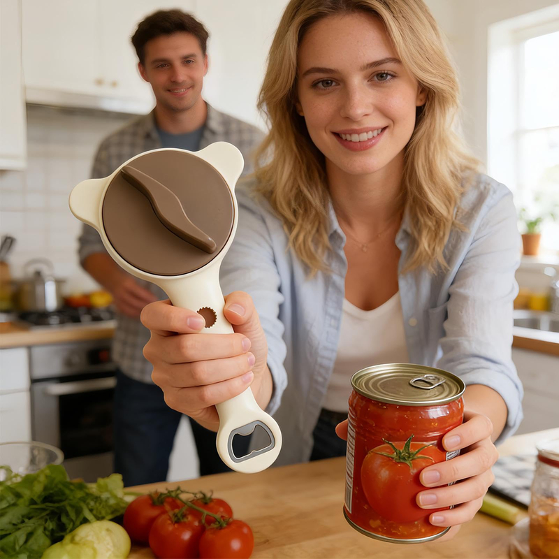 Kitchen Helper Gadgets - Flessenopener antislip met lange steel, keukenhulpje,