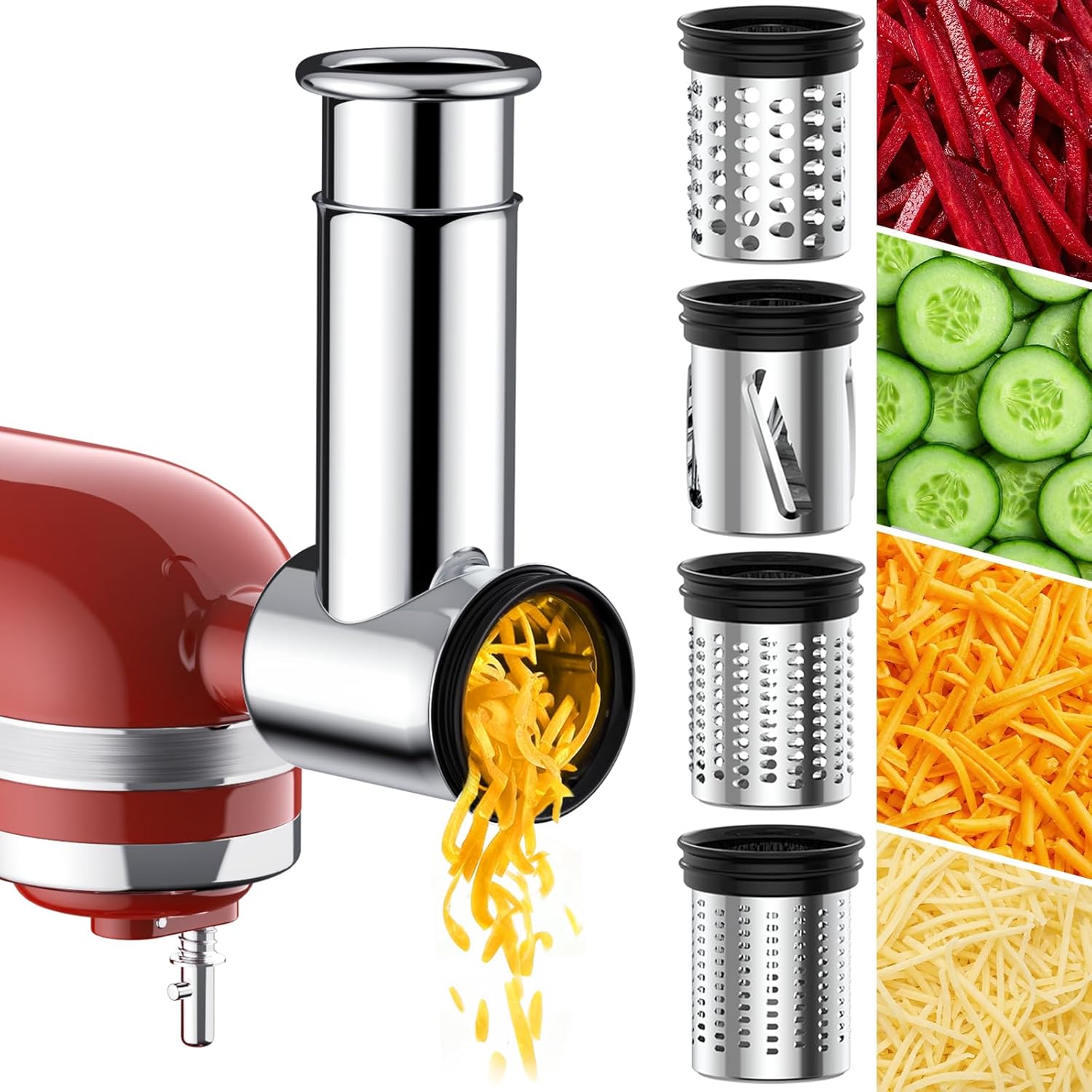 Household Kitchen Gadgets Vegetable Cutter Silk Cutter - keshanyi desktopmixer roestvrijstalen snijmachineaccessoires, keukenhulpkaasrasp, salademachine,