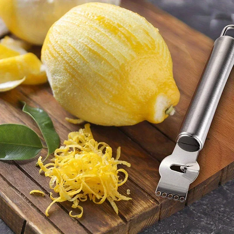 1 stks citroenschilrasp roestv - Household Kitchen Gadgets Vegetable Cutter Silk Cutter recensie en prijs