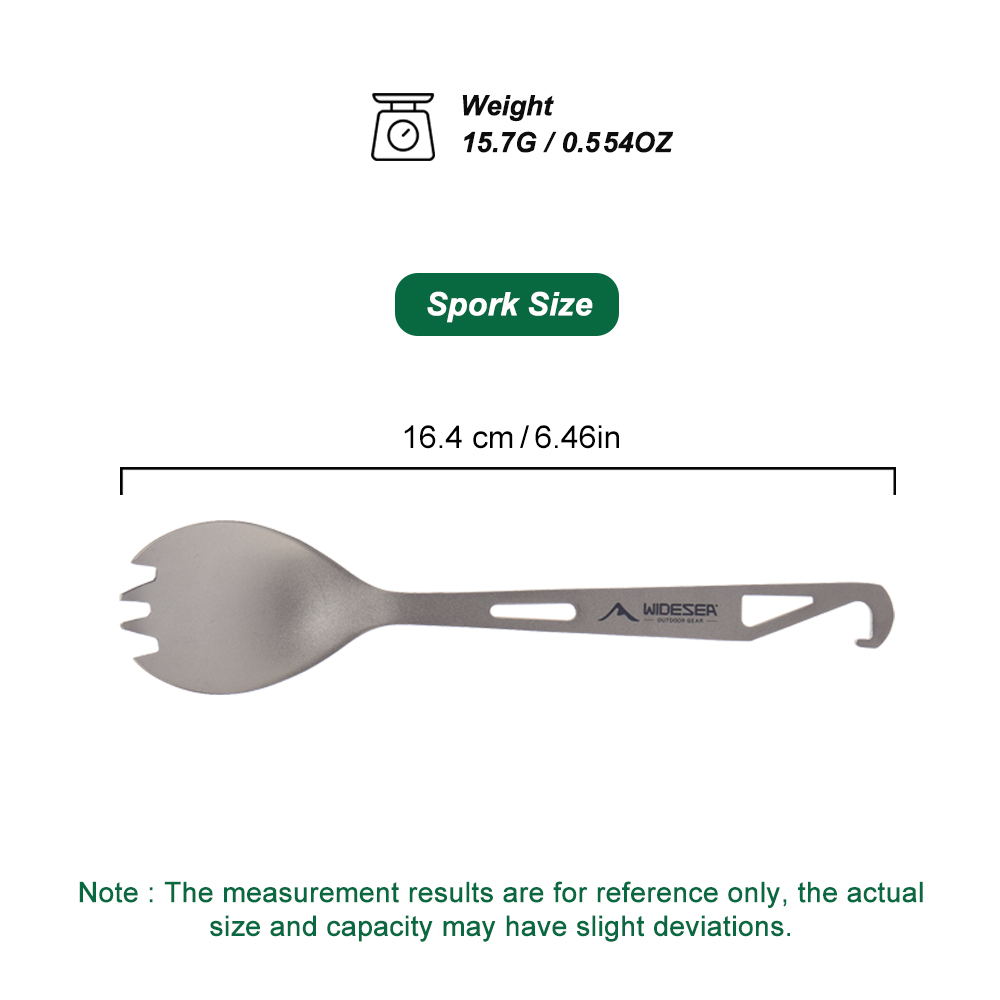 Widesea Camping Kookset Spork  - Kitchen Gadgets Sale recensie en prijs
