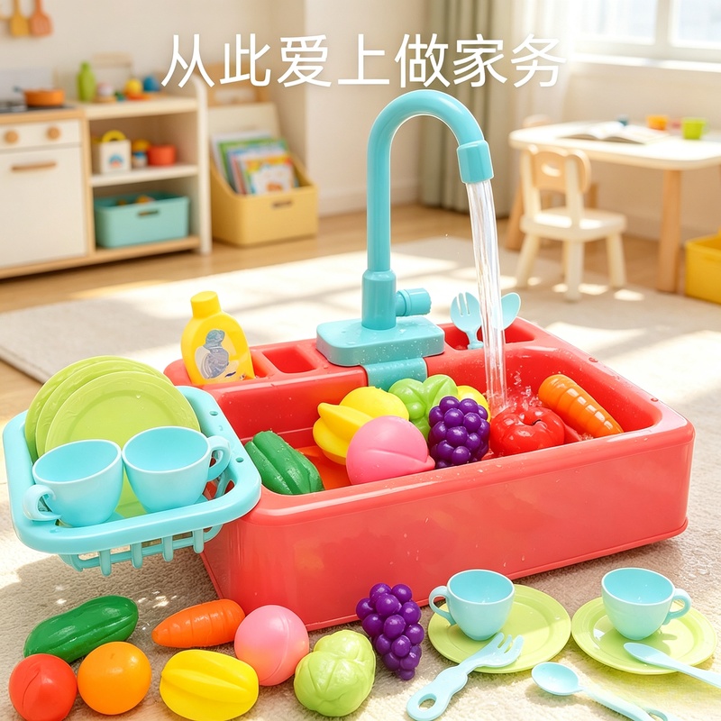 Keukenspeelgoed Plastic Afwasb - Kitchen Gadgets Kids recensie en prijs