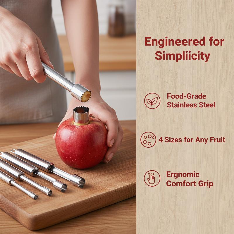 4 Stuks Fruit Core Remover Cut - Kitchen Gadgets Kitchen recensie en prijs