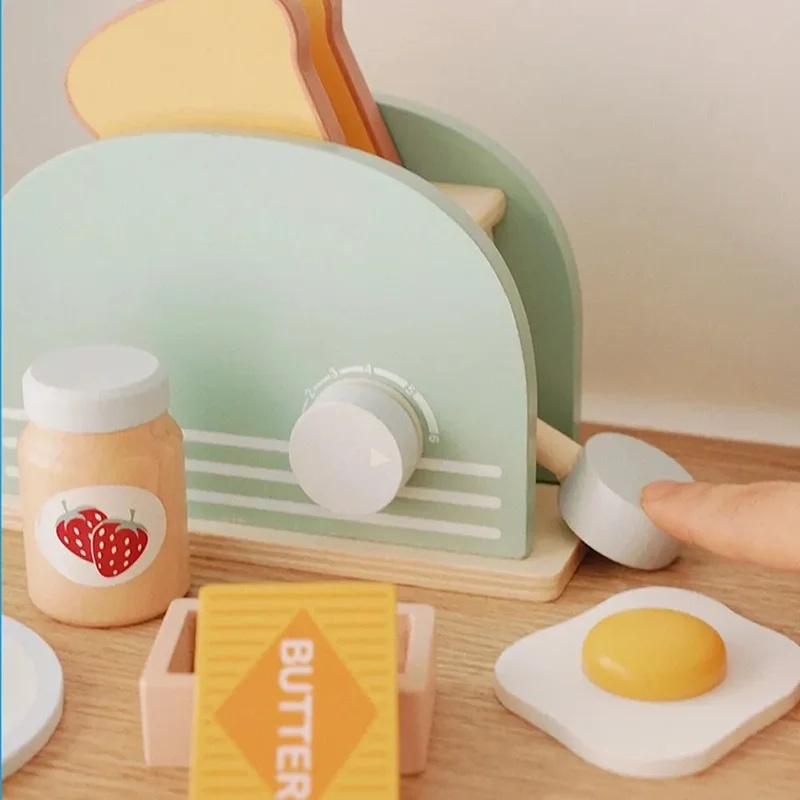 Houten simulatie broodrooster  - Kitchen Gadgets Kids recensie en prijs