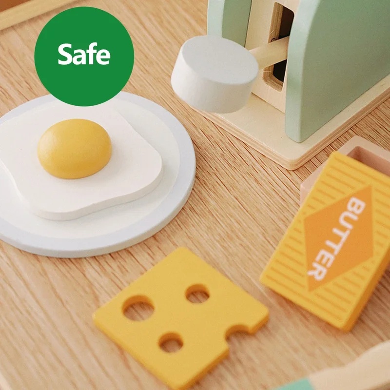 Houten simulatie broodrooster  - Kitchen Gadgets Kids recensie en prijs