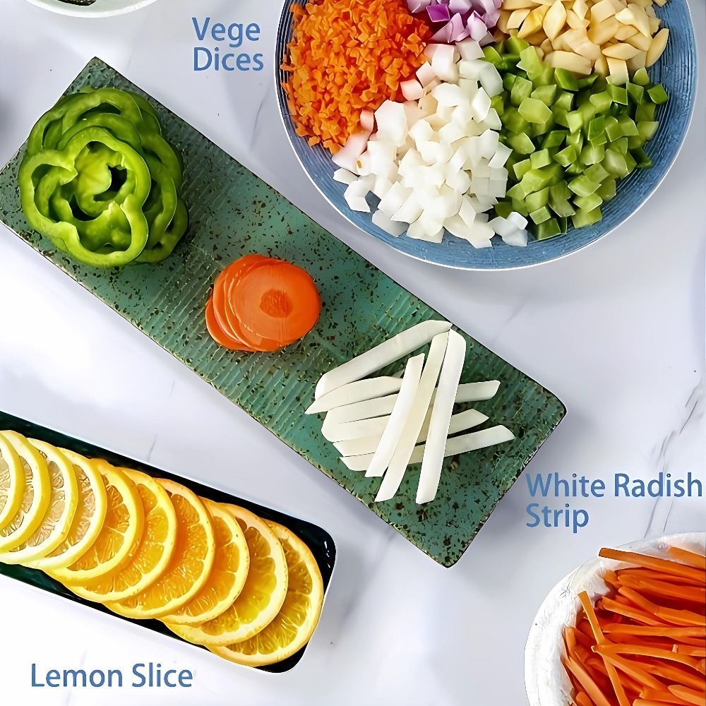 16-in-1 groentehakker, -snijde - Household Kitchen Gadgets Vegetable Cutter Silk Cutter recensie en prijs