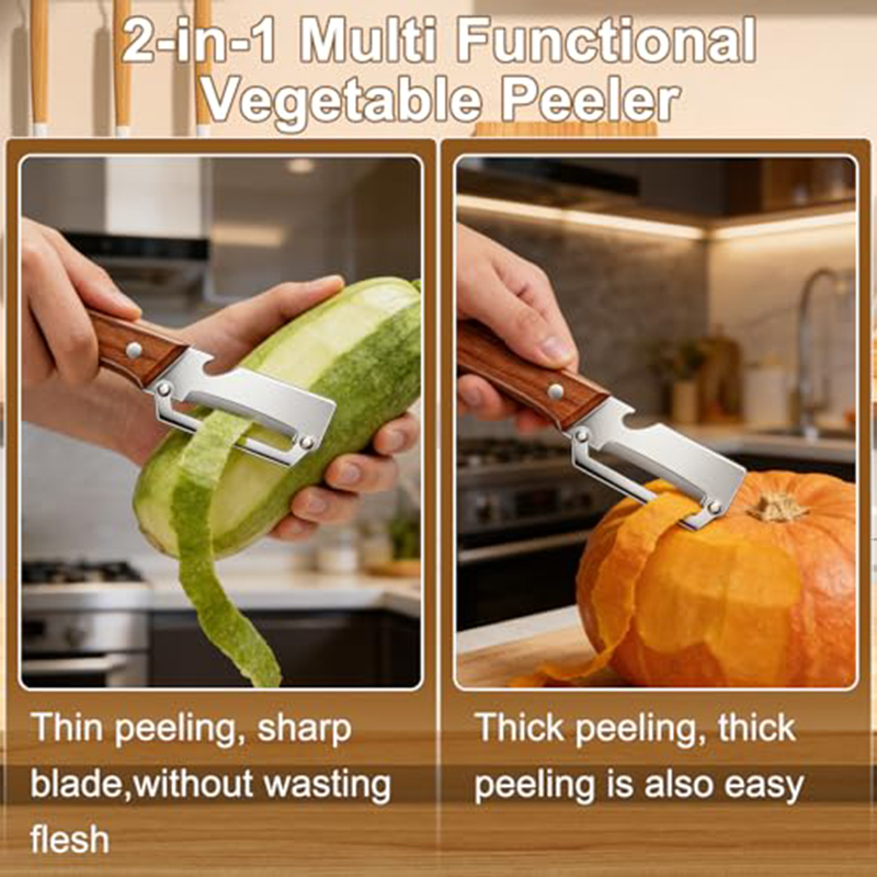 Roestvrijstalen keuken schilme - Kitchen Gadgets In recensie en prijs