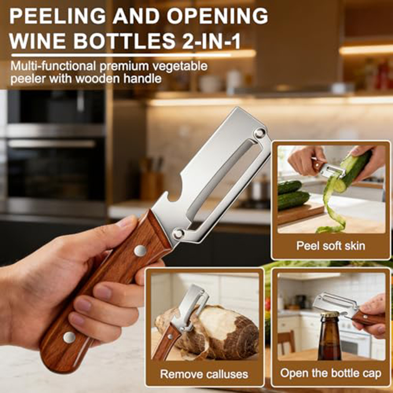 Roestvrijstalen keuken schilme - Kitchen Gadgets In recensie en prijs