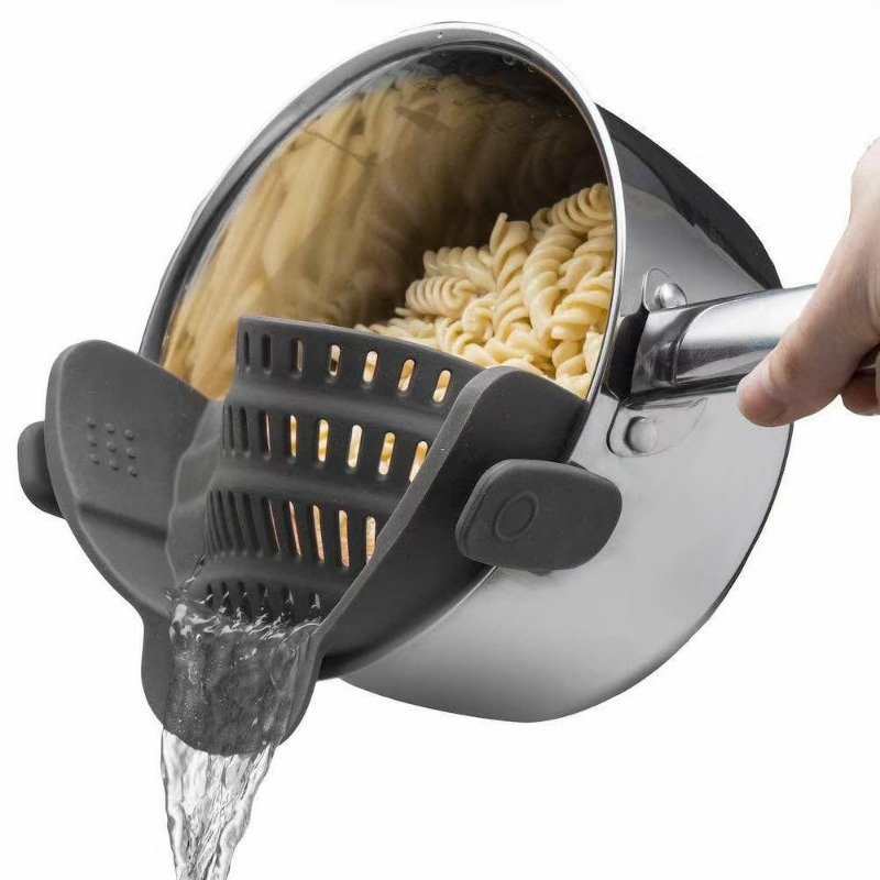 Siliconen Keukenzeef Clip Op P - Kitchen Gadgets Pasta recensie en prijs